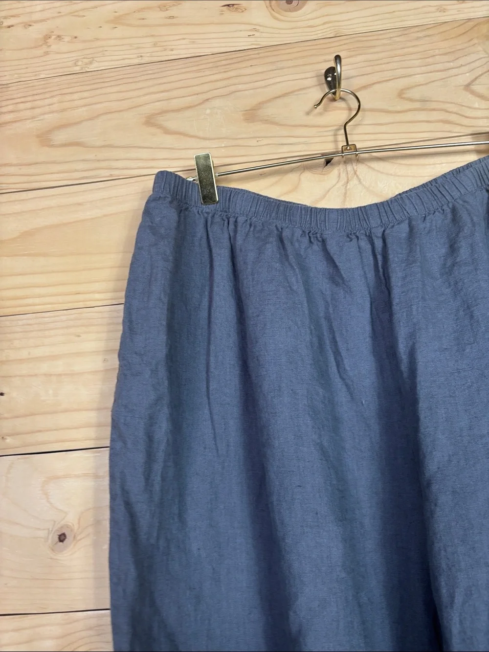Flax dark gray linen pants size 3G 24‎